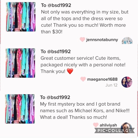 5 for $30/cute clothes mystery 📦box - Picture 3 of 6